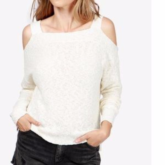 Lucky Brand Sweaters - Lucky Brand Knit Cold Shoulder Sweater